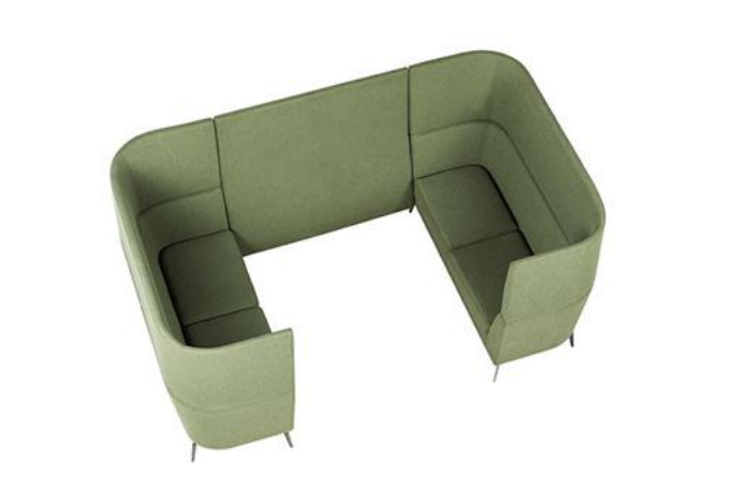 SET 2 GHẾ SOFA ĐÔI KÈM VÁCH NGĂN S-115A-2